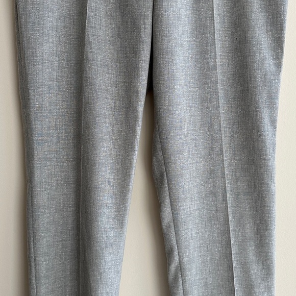 Reiss Women’s Grey Wool Blend Tapered Trousers, Gray Cropped Pants, Size 8 - Picture 3 of 16